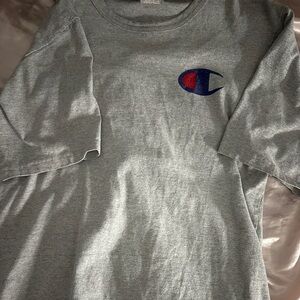 gray champion tee